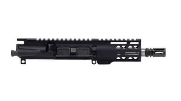 ALWAYS ARMED 5.5" 9MM STAINLESS STEEL TR SERIES UPPER RECEIVER WITH 4" RAIL - BLACK