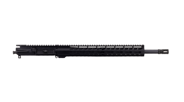 Always Armed 18" 6mm ARC Gen 1 upper receiver featuring 15" free-float M-LOK handguard and A2 flash hider.