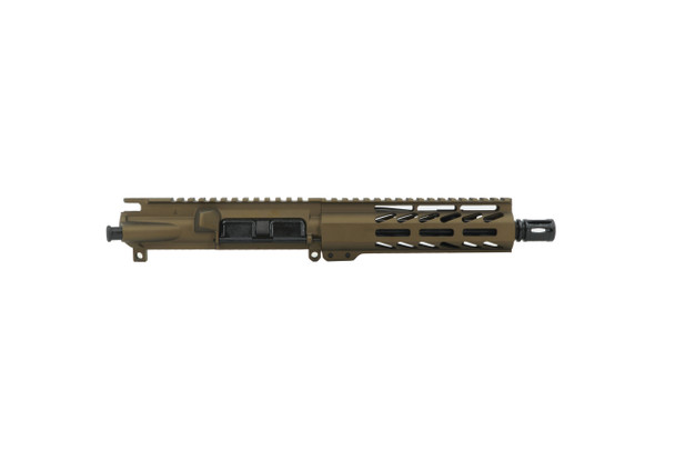 Burnt Bronze Always Armed 7.5" 300 Blackout 1:8 Twist Upper Receiver