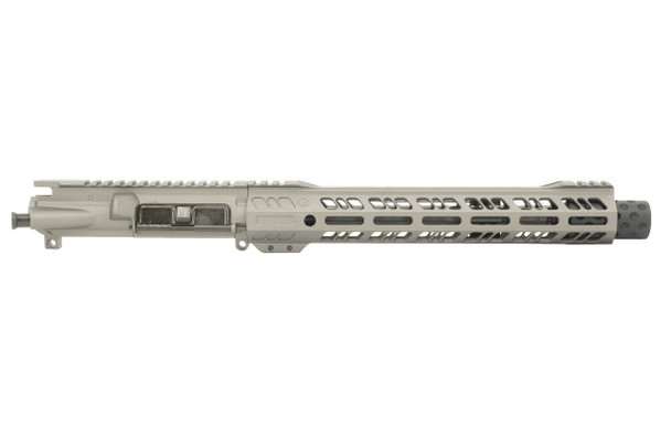 Mil-Spec AR15 Pistol Upper Receiver with 10.5" 1:7 twist barrel, 12" M-LOK rail and Flash Can