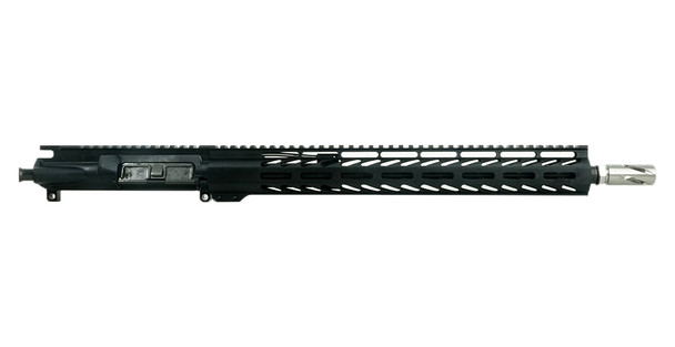 UPPER RECEIVER WITH 15" RAIL, ADJUSTABLE GAS BLOCK AND ENHANCED SS MUZZLE DEVICE