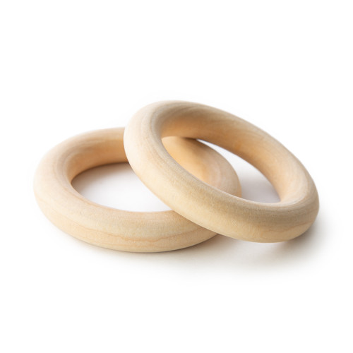 3" Organic Maple Wooden Rings 