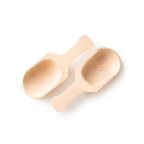 4" Wood Scoops 