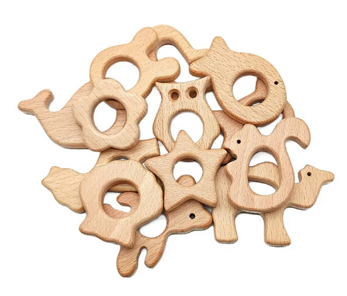 Wooden Teether/Pendant Shapes