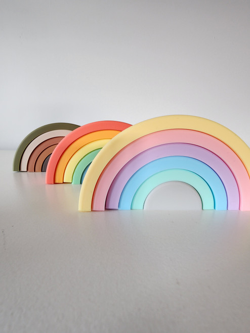 Rainbow Mini Silicone Stacker