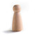 50 Little Wooden People Peg Doll - Girl  2" tall