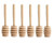 Wooden Honey Dipper 4" long w/ 1-1/8" head diam