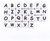 Silicone Alphabet Beads  - 104 pc