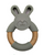 Silicone + Wood Bunny Teether 