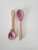 Silicone & Wood Tableware Set | Utensil Set