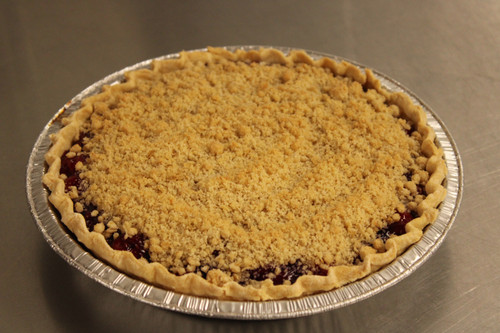 Tart Cherry Crumb Pie