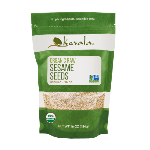 Kevala Organic Raw Sesame Seeds - FINAL SALE BB MAR 31/23