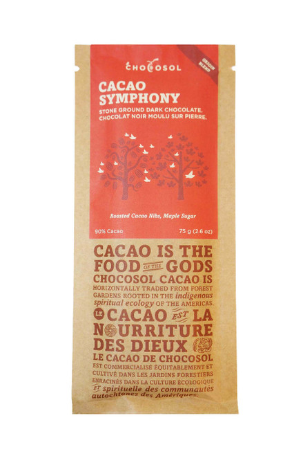 Chocosol Cacao Symphony 90% Chocolate Bar 