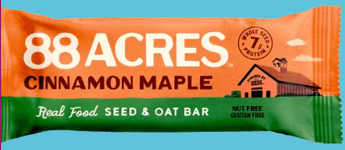 88 Acres Seed + Oat Bars - Cinnamon Maple