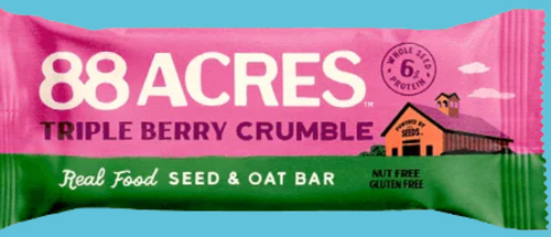 88 Acres Seed + Oat Bars - Triple Berry 