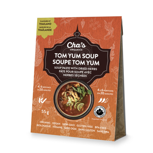 Cha's Organics Tom Yum Soup - FINAL SALE BB DEC 25/22