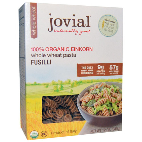 Jovial Organic Whole Wheat Einkorn Fusilli