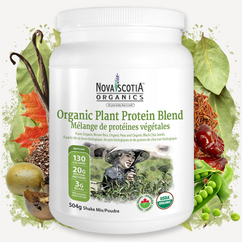 Nova Scotia Organics Plant Protein Blend - Matcha