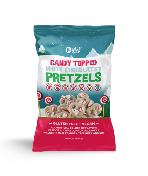 No Whey Candy Topped White Chocolatey Pretzels - FINAL SALE BB JUL 5/25 No Whey Candy Topped White Chocolatey Pretzels - FINAL SALE BB JUL 5/25