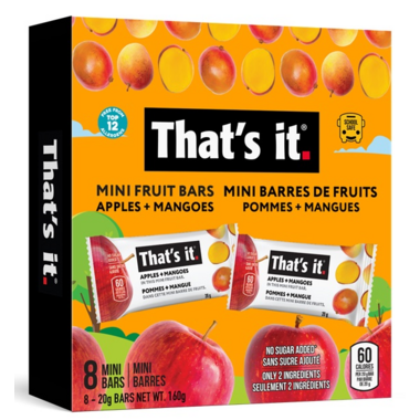 That's It Mini Fruit Bars - Apples & Mangoes