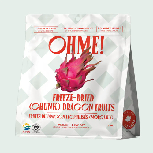 OHME! Freeze Dried (Chunk) Dragon Fruits