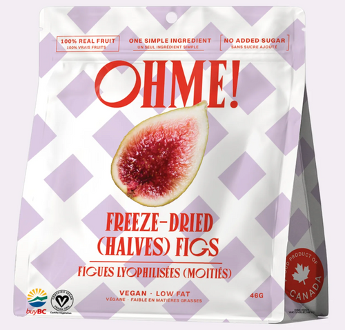 OHME! Freeze Dried (Halves) Figs
