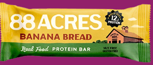 88 Acres Protein Bars - Banana Bread 