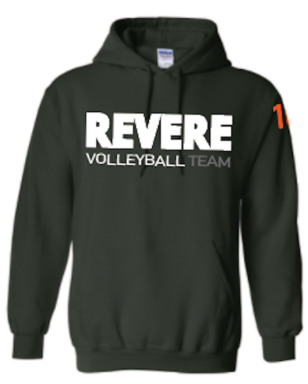 Volleyball Hoodie Front