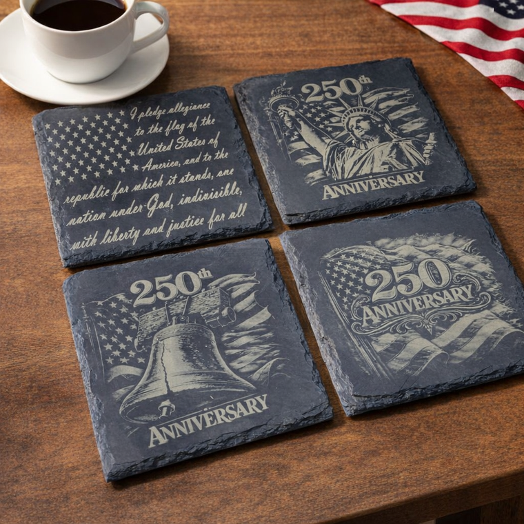 Honoring America’s 250th Anniversary- Coaster Set