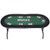 8 Players Texas Holdem Foldable Poker Table-Green - Color: Green D681-TY310280