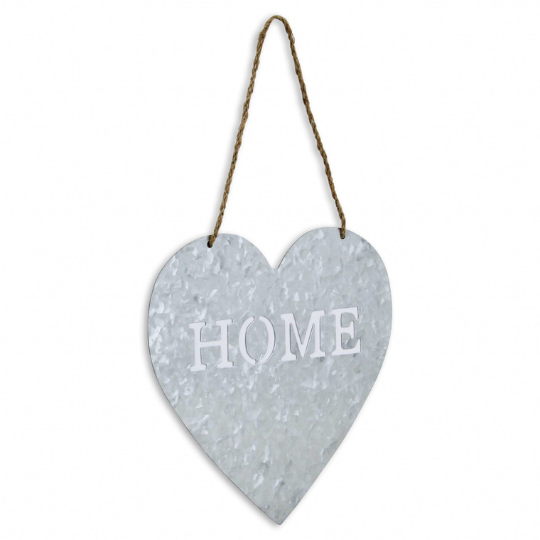Home Gray Galvanized Cut Out Metal Wall Decor N270-379865