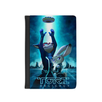 Zootopia Tron Legacy PU Faux Leather Passport Cover Wallet Black Holders Luggage Travel