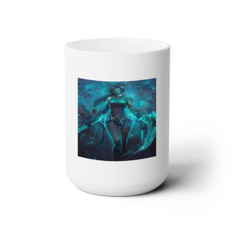 Akali League of Legends White Ceramic Mug 15oz Sublimation BPA Free