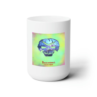 Boomerang Galaxy Suicide Squad White Ceramic Mug 15oz Sublimation BPA Free