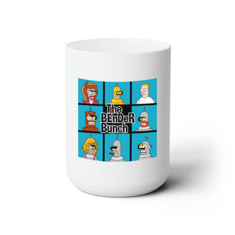 Futurama The Bender Bunch White Ceramic Mug 15oz Sublimation BPA Free