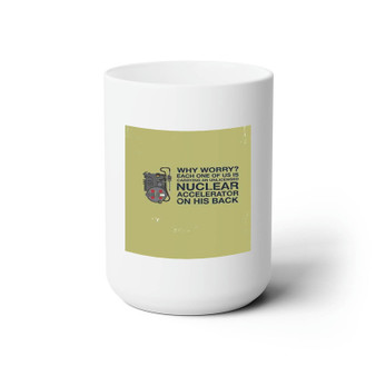 Ghostbusters Quotes White Ceramic Mug 15oz Sublimation BPA Free