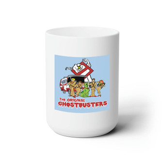 Ghostbusters Scooby Doo White Ceramic Mug 15oz Sublimation BPA Free