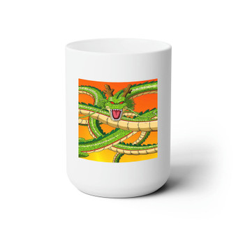 Shenlong Dragon Ball Z White Ceramic Mug 15oz Sublimation BPA Free