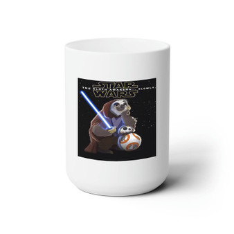 Star Wars Meets Zootopia White Ceramic Mug 15oz Sublimation BPA Free