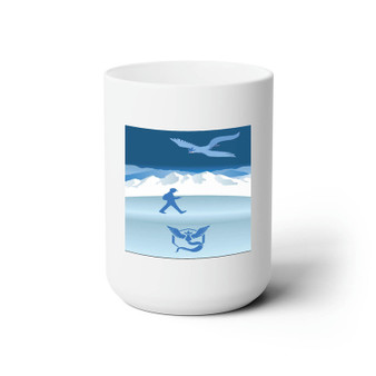 Team Mystic White Ceramic Mug 15oz Sublimation BPA Free