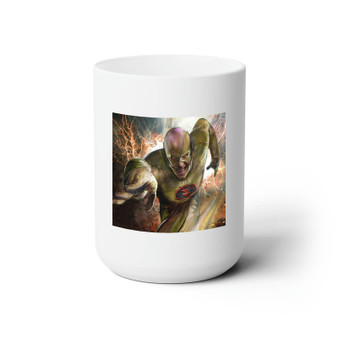 The Flash Grodd Is Here And Reverse Flash White Ceramic Mug 15oz Sublimation BPA Free