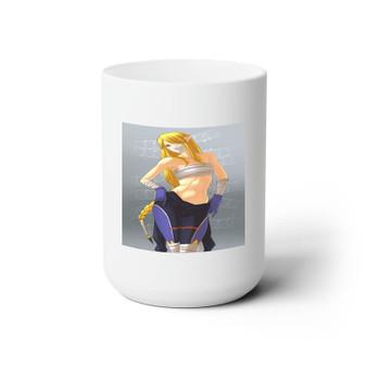 The Legend of Zelda Sheik White Ceramic Mug 15oz Sublimation BPA Free