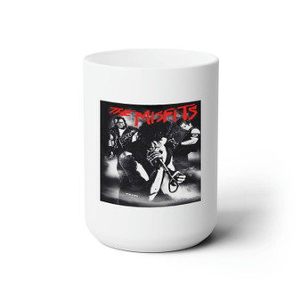 The Misfits Band White Ceramic Mug 15oz Sublimation BPA Free