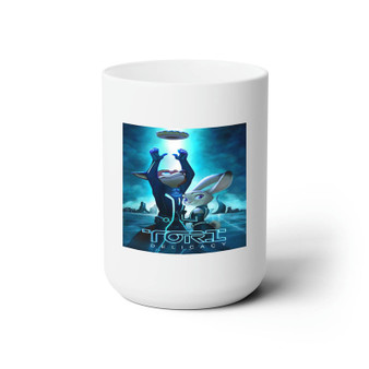 Zootopia Tron Legacy White Ceramic Mug 15oz Sublimation BPA Free