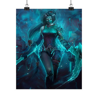 Akali League of Legends Silky Poster Satin Art Print Wall Home Decor