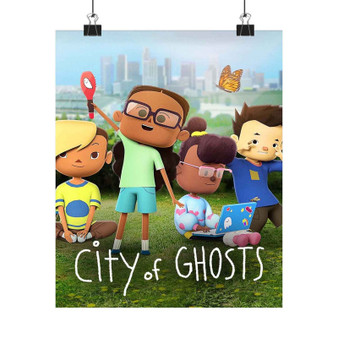 City of Ghosts Art Satin Silky Poster for Home Decor