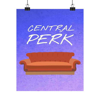 Central Perk Friends TV Silky Poster Satin Art Print Wall Home Decor