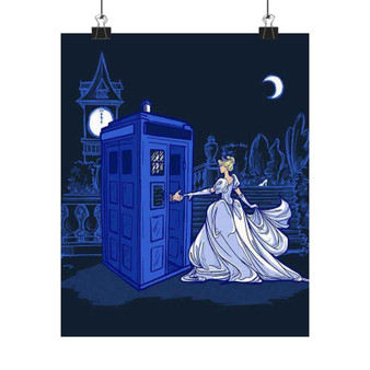 Cinderella Disney Doctor Who Silky Poster Satin Art Print Wall Home Decor