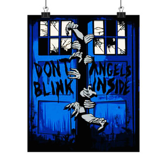 Doctor Who The Walking Dead Crossover Silky Poster Satin Art Print Wall Home Decor
