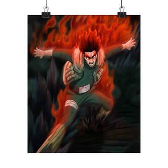 Hachimon Tonkou No Jin Naruto Silky Poster Satin Art Print Wall Home Decor